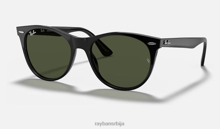 Ray-Ban ваифарер ии класик P0HP550 наочаре за сунце полирана црно/зелена мушкарци
