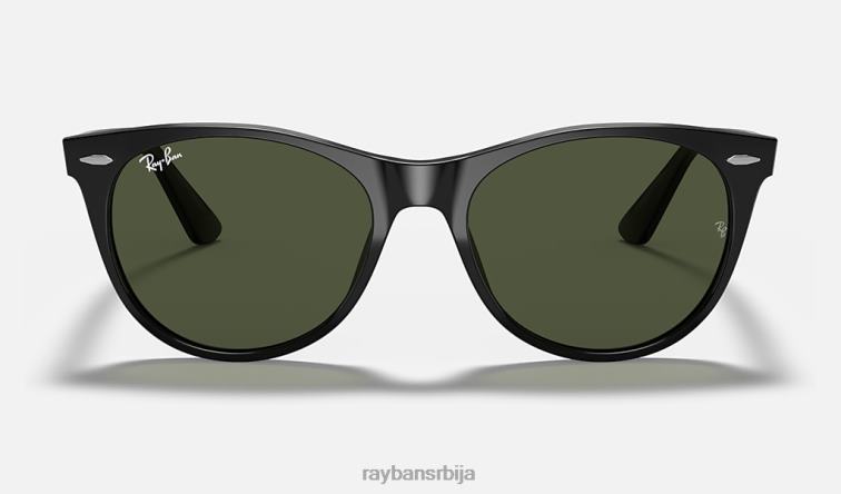 Ray-Ban ваифарер ии класик P0HP550 наочаре за сунце полирана црно/зелена мушкарци