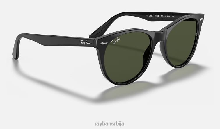Ray-Ban ваифарер ии класик P0HP550 наочаре за сунце полирана црно/зелена мушкарци