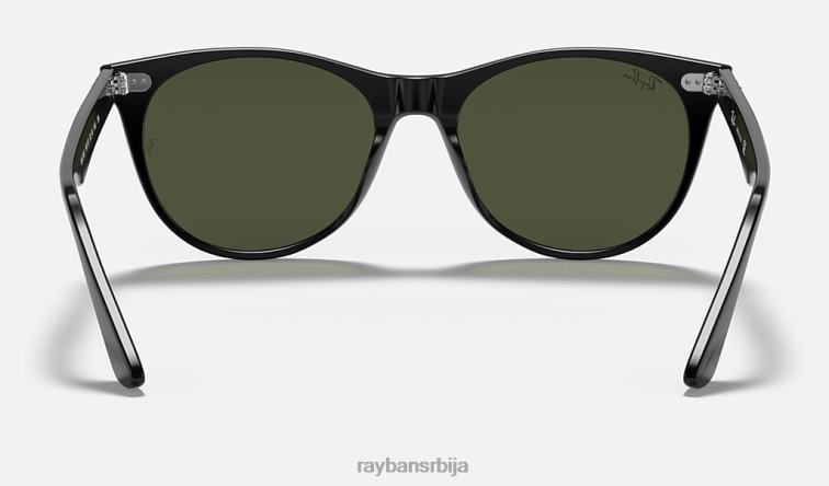Ray-Ban ваифарер ии класик P0HP550 наочаре за сунце полирана црно/зелена мушкарци