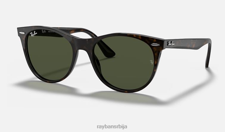 Ray-Ban ваифарер ии класик P0HP551 наочаре за сунце полирана корњача/зелена мушкарци