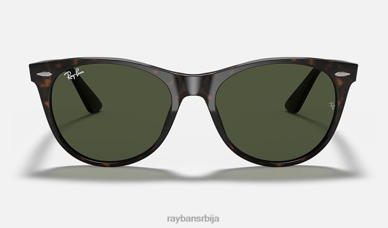 Ray-Ban ваифарер ии класик P0HP551 наочаре за сунце полирана корњача/зелена мушкарци