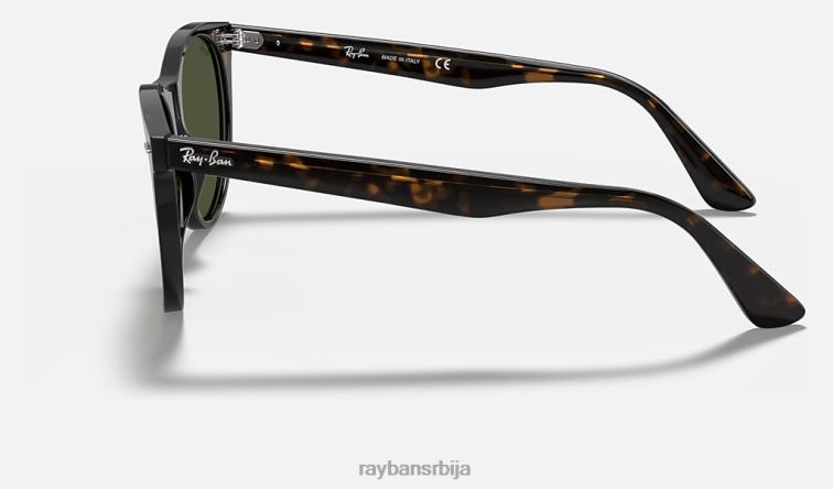 Ray-Ban ваифарер ии класик P0HP551 наочаре за сунце полирана корњача/зелена мушкарци