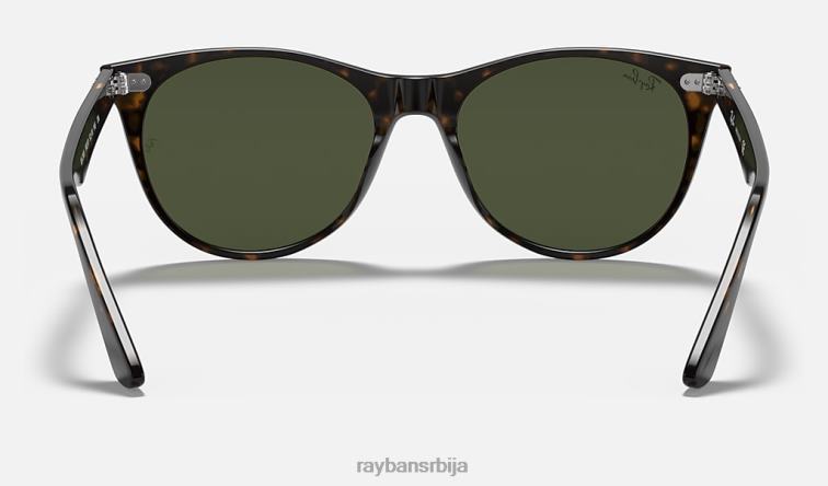 Ray-Ban ваифарер ии класик P0HP551 наочаре за сунце полирана корњача/зелена мушкарци