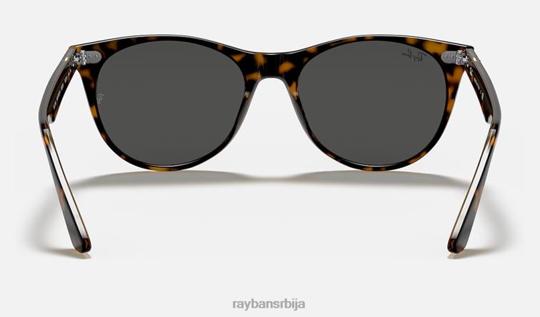 Ray-Ban ваифарер ии класик P0HP553 наочаре за сунце углачана хавана на провидној браон/тамно сивој мушкарци