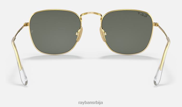 Ray-Ban Франк титаниум P0HP556 наочаре за сунце полирано златно/зелено мушкарци