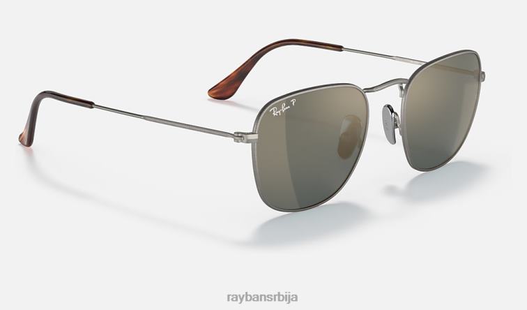 Ray-Ban Франк титаниум P0HP559 наочаре за сунце углачан гунметал/плаво мушкарци