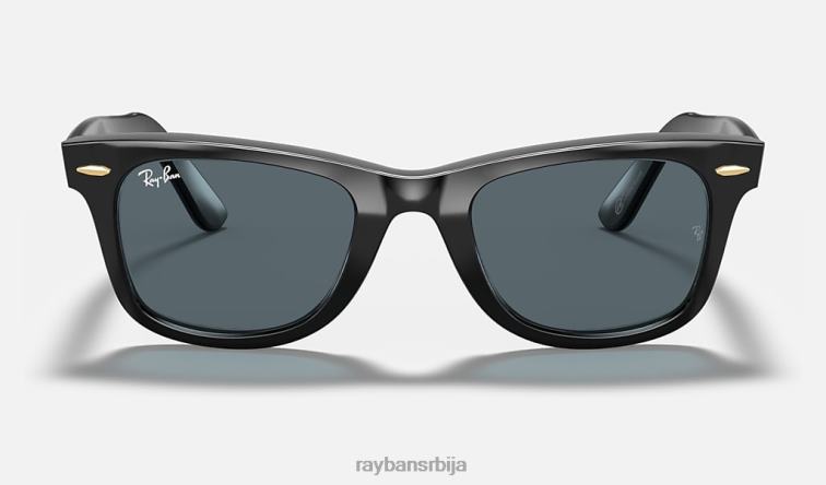Ray-Ban оригинална колекција ваифарер P0HP565 наочаре за сунце полирана црна/плава/сива мушкарци