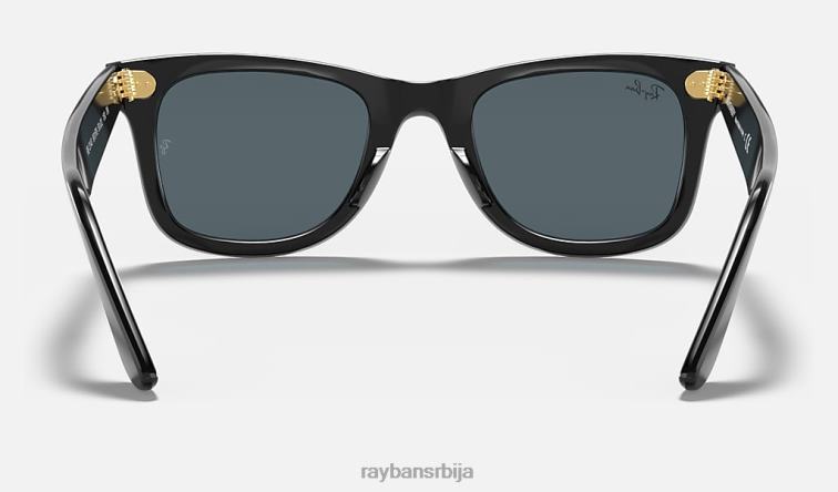 Ray-Ban оригинална колекција ваифарер P0HP565 наочаре за сунце полирана црна/плава/сива мушкарци
