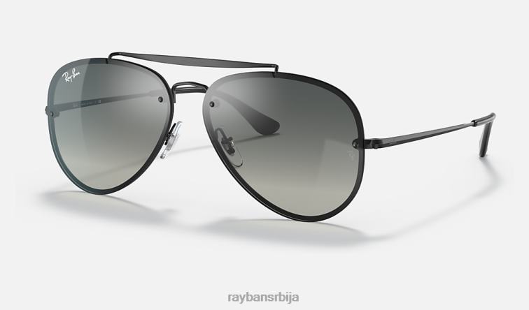 Ray-Ban блазе авиатор P0HP592 наочаре за сунце мат црна/сива мушкарци