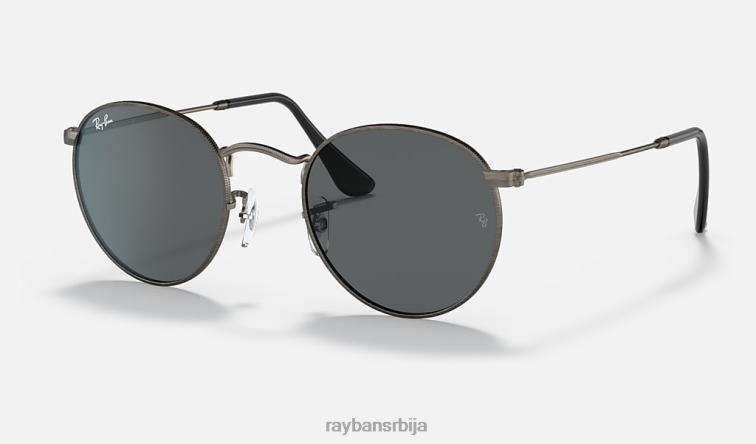 Ray-Ban округли метал старински P0HP612 наочаре за сунце мат гунметал/тамно сива мушкарци