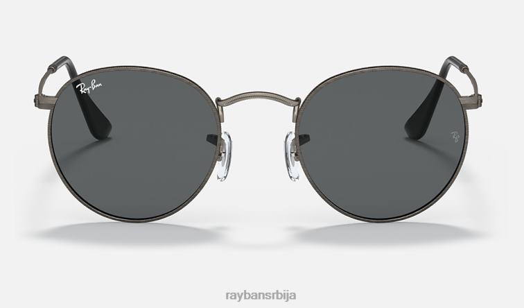Ray-Ban округли метал старински P0HP612 наочаре за сунце мат гунметал/тамно сива мушкарци