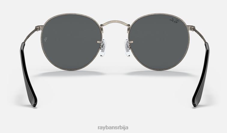 Ray-Ban округли метал старински P0HP612 наочаре за сунце мат гунметал/тамно сива мушкарци
