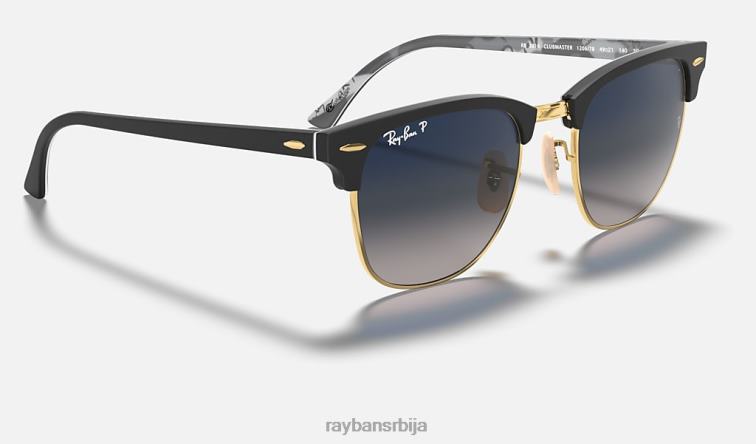 Ray-Ban цлубмастер цоллецтион P0HP617 наочаре за сунце мат црна/плава/сива мушкарци