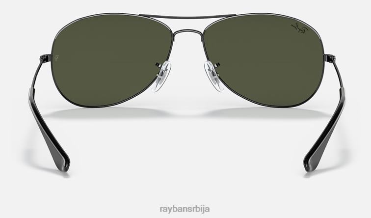 Ray-Ban кокпит P0HP627 наочаре за сунце углачан гунметал/зелено мушкарци
