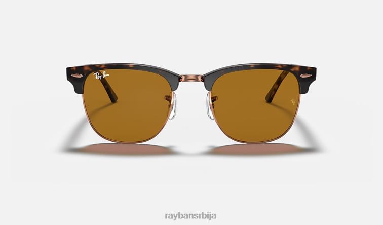 Ray-Ban цлубмастер марбле P0HP631 наочаре за сунце углачана хавана/браон мушкарци