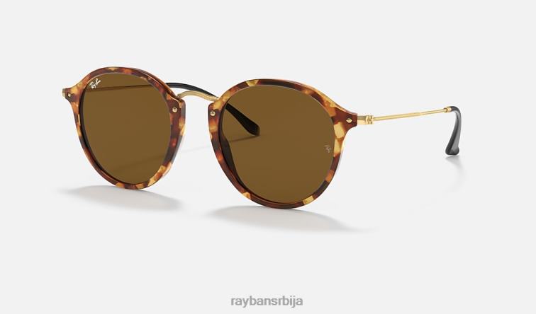 Ray-Ban роунд флецк P0HP632 наочаре за сунце углачан браон хавана/браон мушкарци