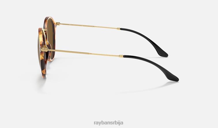 Ray-Ban роунд флецк P0HP632 наочаре за сунце углачан браон хавана/браон мушкарци