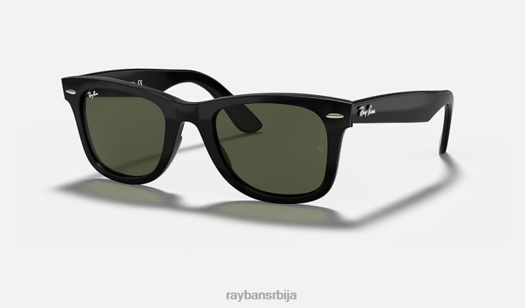 Ray-Ban ваифарер еасе P0HP656 наочаре за сунце полирана црно/зелена мушкарци