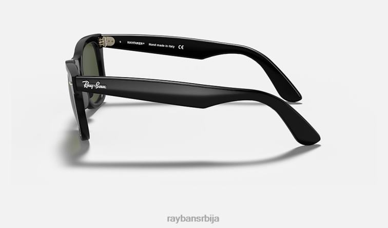 Ray-Ban ваифарер еасе P0HP656 наочаре за сунце полирана црно/зелена мушкарци