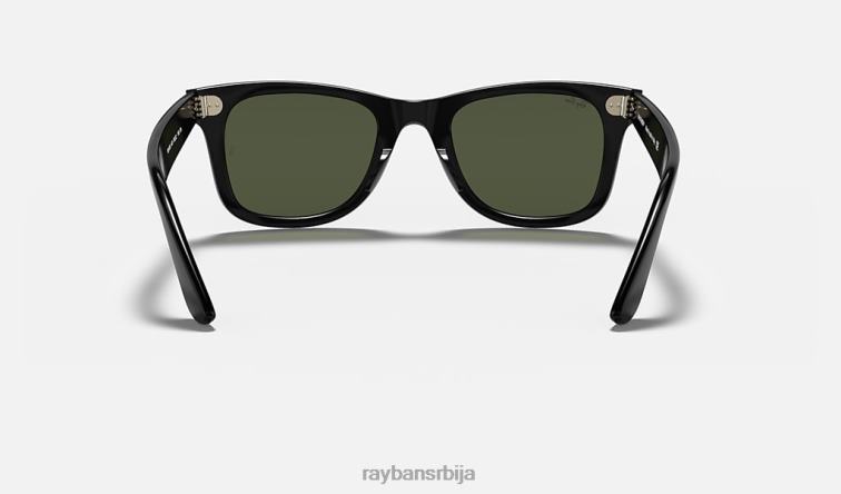 Ray-Ban ваифарер еасе P0HP656 наочаре за сунце полирана црно/зелена мушкарци