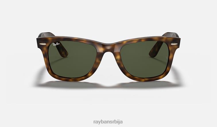 Ray-Ban ваифарер еасе P0HP657 наочаре за сунце полирана светло хавана/зелена мушкарци