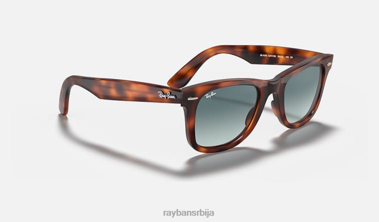 Ray-Ban ваифарер еасе P0HP659 наочаре за сунце углачана црвена хавана/плава мушкарци