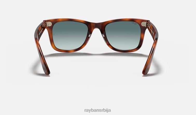 Ray-Ban ваифарер еасе P0HP659 наочаре за сунце углачана црвена хавана/плава мушкарци