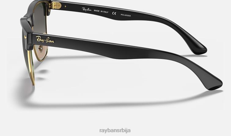 Ray-Ban цлубмастер оверсизед P0HP660 наочаре за сунце мат црна/сива мушкарци
