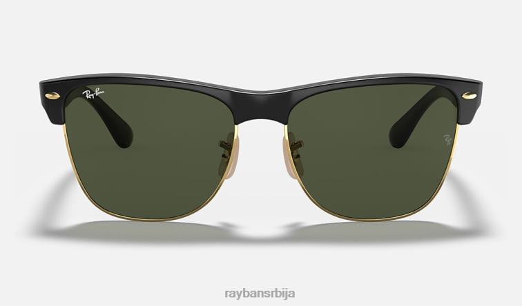 Ray-Ban цлубмастер оверсизед P0HP661 наочаре за сунце мат црна на златно/зеленој мушкарци