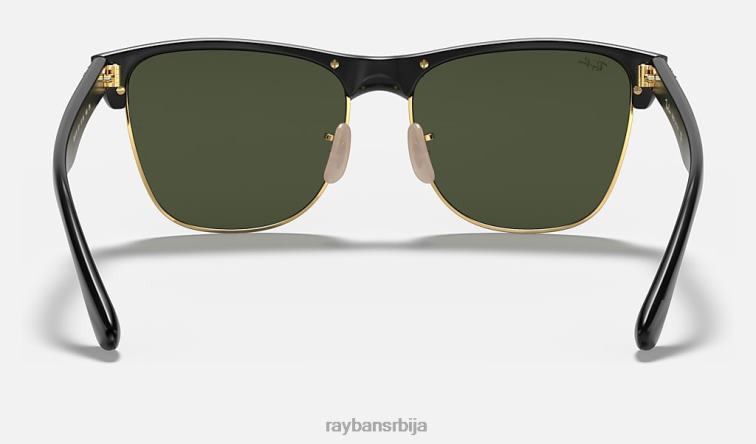 Ray-Ban цлубмастер оверсизед P0HP661 наочаре за сунце мат црна на златно/зеленој мушкарци