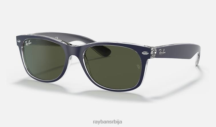Ray-Ban нев ваифарер бицолор P0HP678 наочаре за сунце мат плава/зелена мушкарци