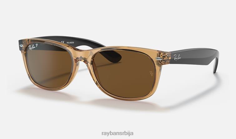 Ray-Ban нев ваифарер бицолор P0HP679 наочаре за сунце углачан мед/браон мушкарци