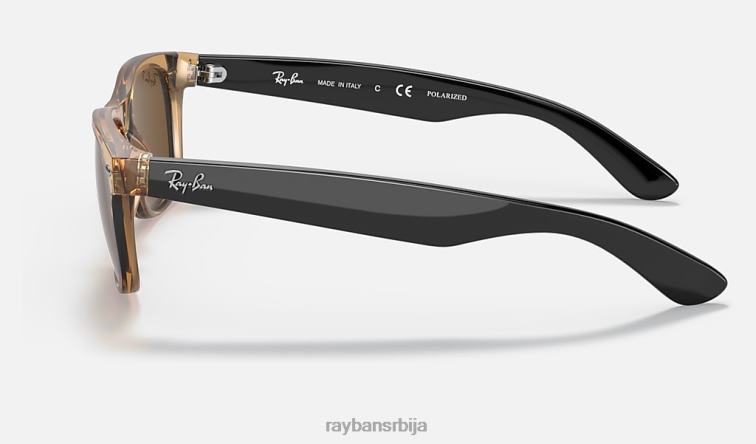 Ray-Ban нев ваифарер бицолор P0HP679 наочаре за сунце углачан мед/браон мушкарци