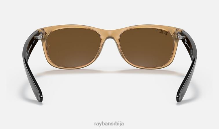 Ray-Ban нев ваифарер бицолор P0HP679 наочаре за сунце углачан мед/браон мушкарци