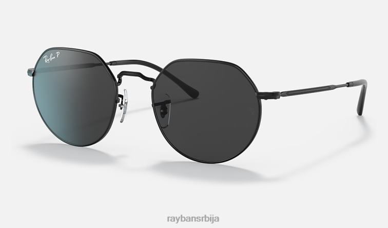 Ray-Ban Јацк P0HP68 наочаре за сунце полирана црна/црна мушкарци