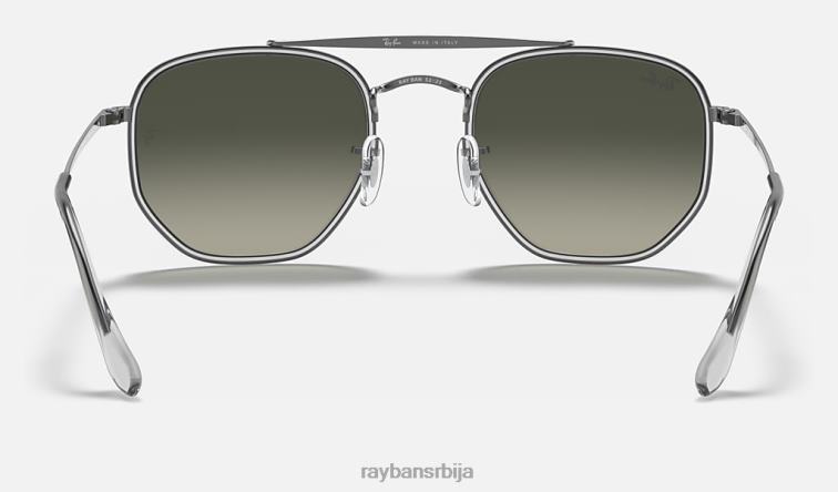 Ray-Ban маршал ии P0HP693 наочаре за сунце углачан гунметал/сива мушкарци