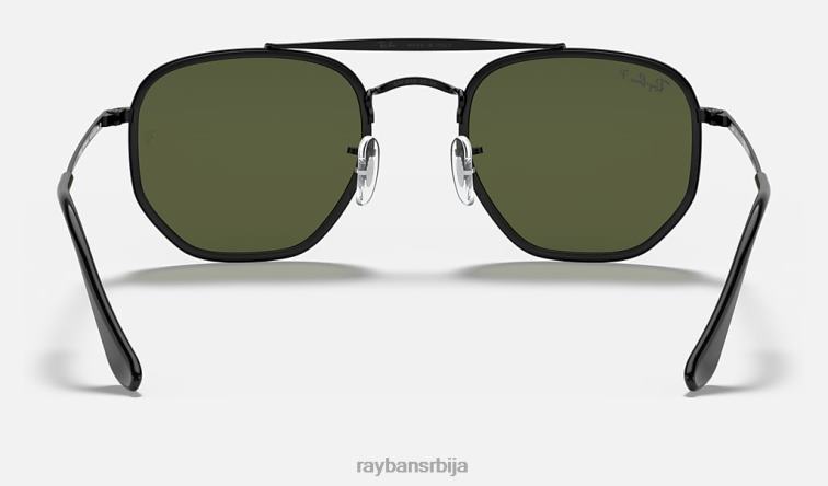 Ray-Ban маршал ии P0HP694 наочаре за сунце полирана црно/зелена мушкарци