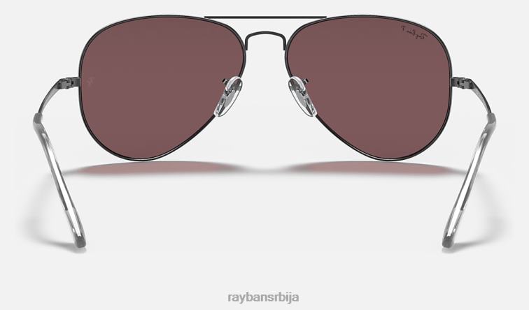 Ray-Ban авиатор метал ии P0HP699 наочаре за сунце углачан гунметал/виолет мушкарци