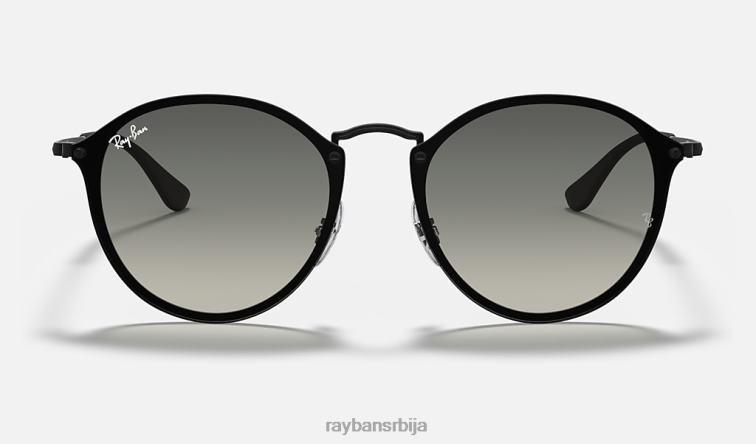 Ray-Ban планути округло P0HP706 наочаре за сунце мат црна/сива мушкарци