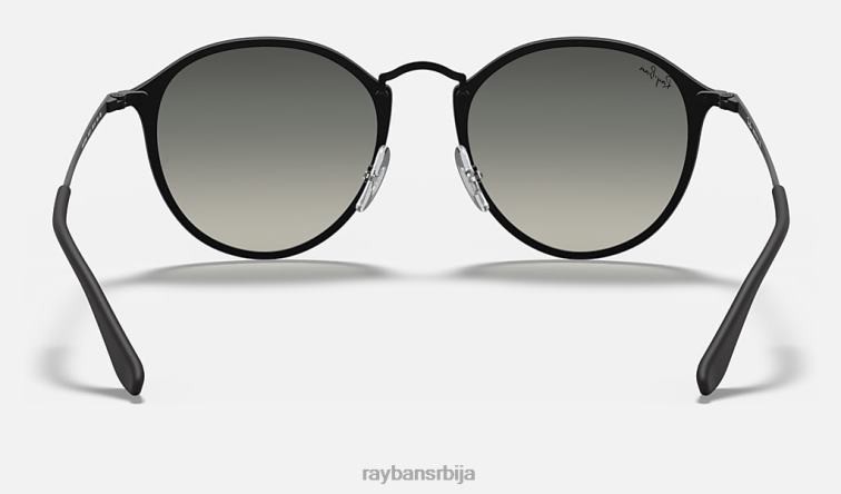 Ray-Ban планути округло P0HP706 наочаре за сунце мат црна/сива мушкарци
