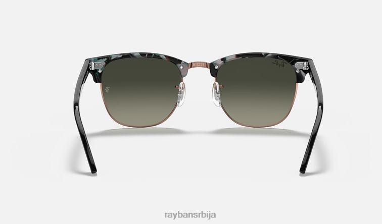 Ray-Ban цлубмастер флецк P0HP717 наочаре за сунце полирано сиво зелено/сиво мушкарци