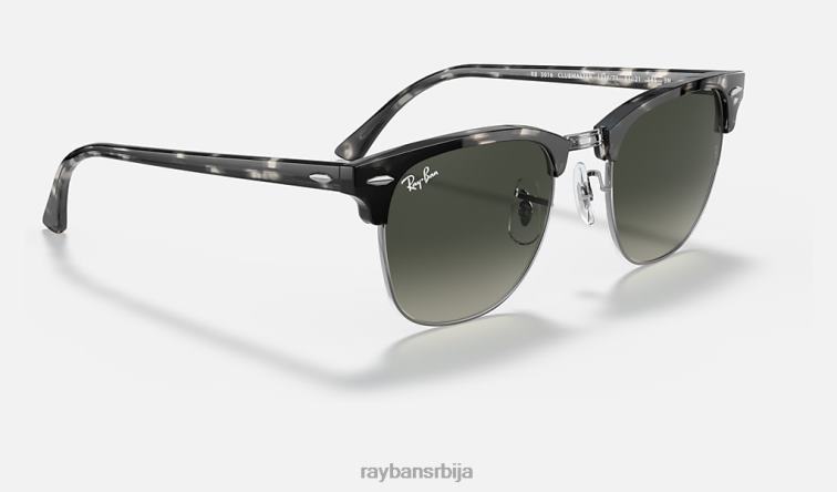 Ray-Ban цлубмастер флецк P0HP720 наочаре за сунце полирана сива хавана/сива мушкарци