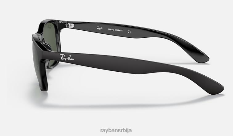 Ray-Ban анди P0HP747 наочаре за сунце мат црна/зелена мушкарци