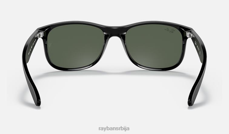 Ray-Ban анди P0HP747 наочаре за сунце мат црна/зелена мушкарци