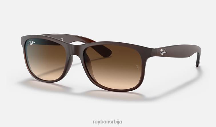 Ray-Ban анди P0HP748 наочаре за сунце мат браон/браон мушкарци
