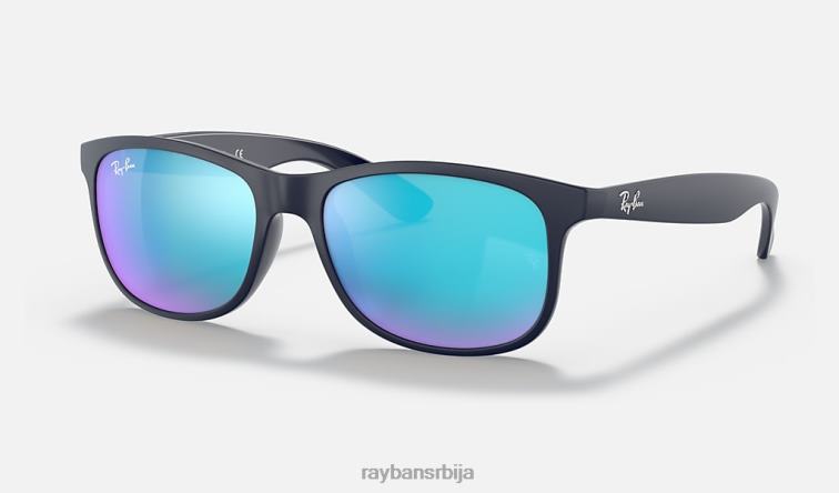 Ray-Ban анди P0HP749 наочаре за сунце мат плава/плава мушкарци