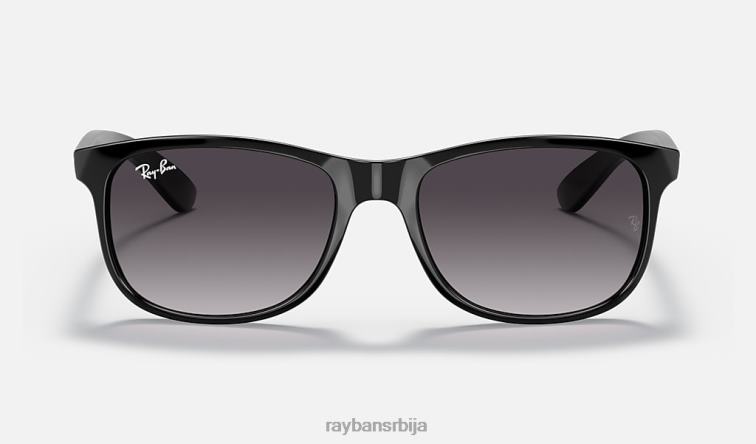 Ray-Ban анди P0HP750 наочаре за сунце полирана црно/сива мушкарци