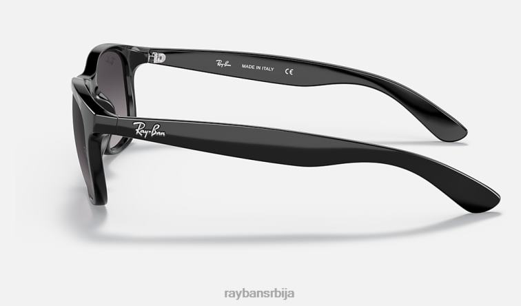 Ray-Ban анди P0HP750 наочаре за сунце полирана црно/сива мушкарци