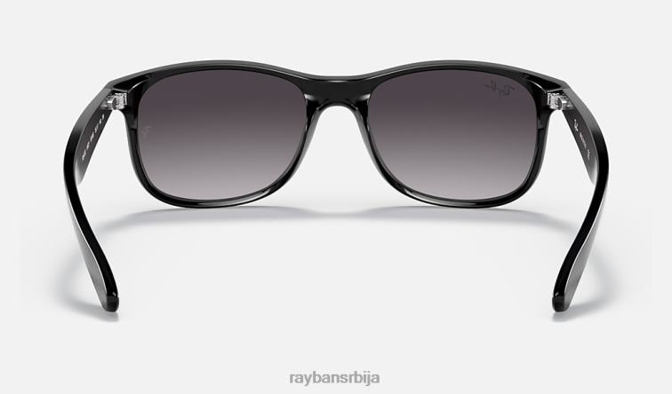 Ray-Ban анди P0HP750 наочаре за сунце полирана црно/сива мушкарци